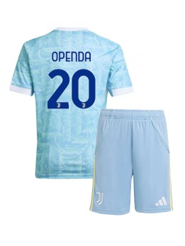 Billige Juventus Lois Openda #20 Bortedraktsett Barn 2025-26 Kortermet (+ Korte bukser)